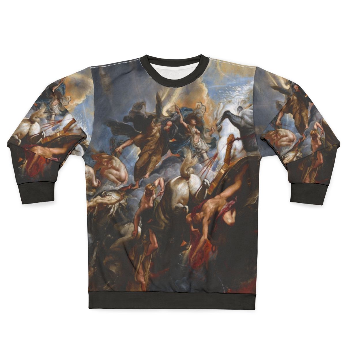 Baroque-style 'The Fall of Phaeton' Rubens Sweatshirt