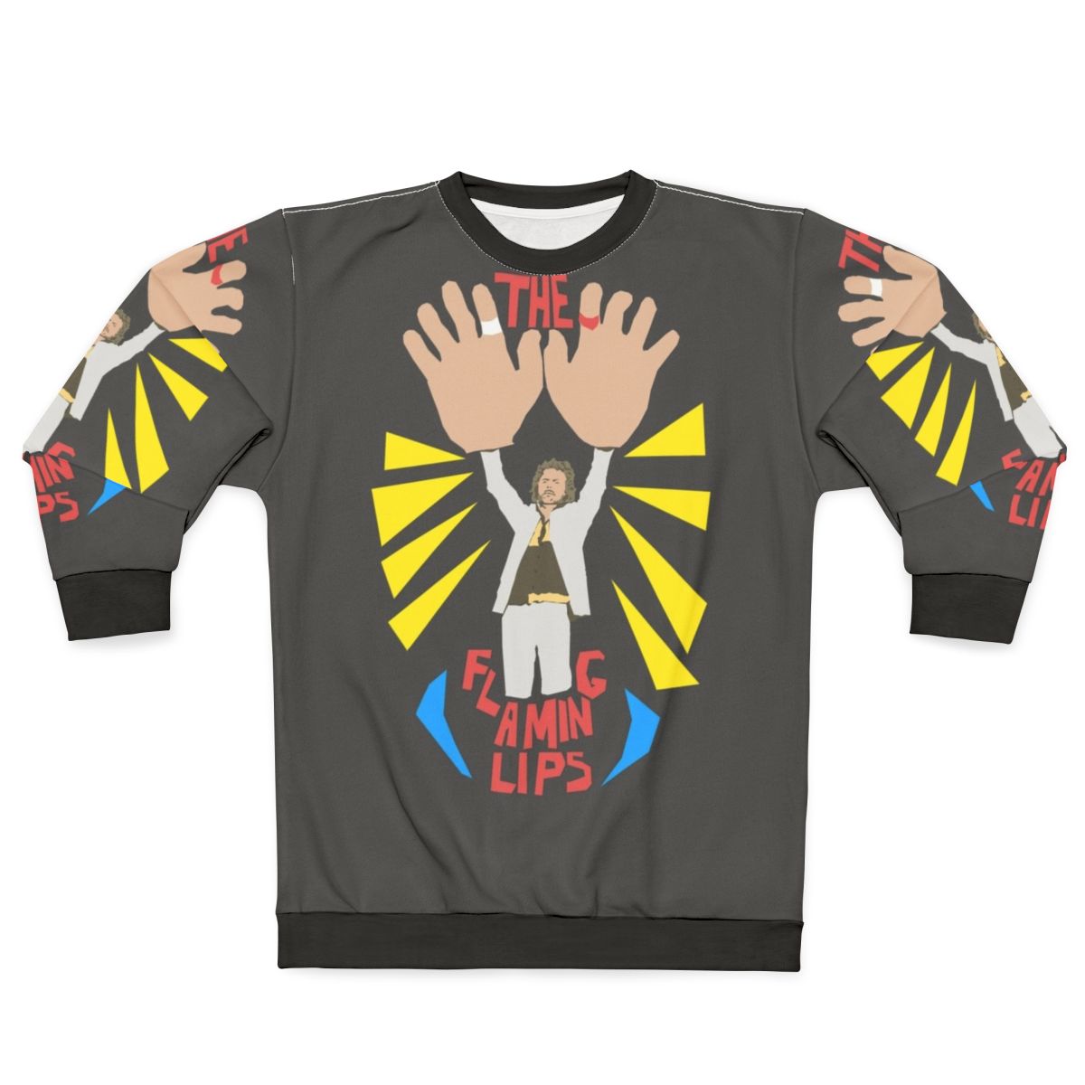 The Flaming Lips Big Hands Retro Sweatshirt