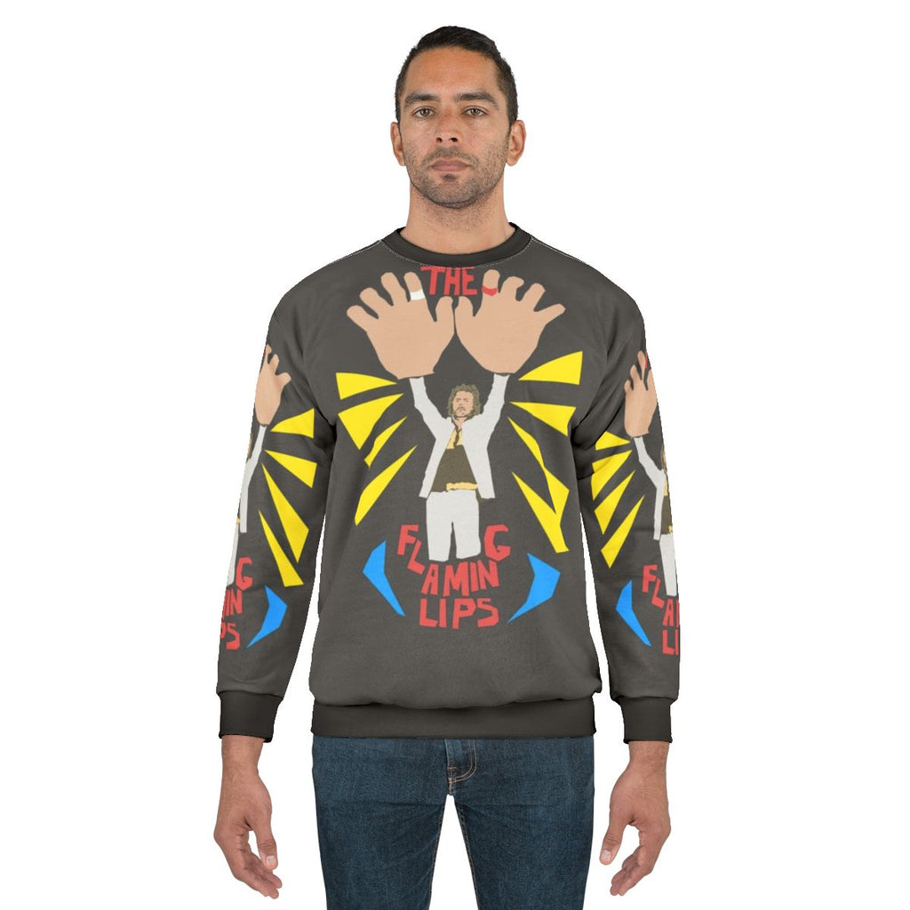 The Flaming Lips Big Hands Retro Sweatshirt
