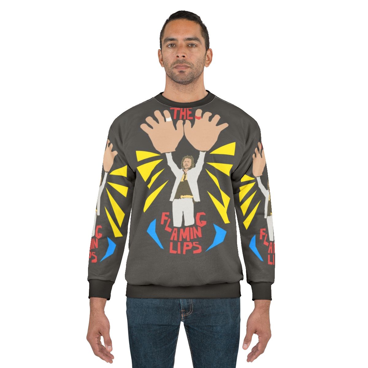 The Flaming Lips Big Hands Retro Sweatshirt