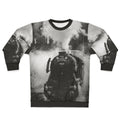 A cozy sweatshirt featuring the iconic The Flying Scotsman steam locomotive
