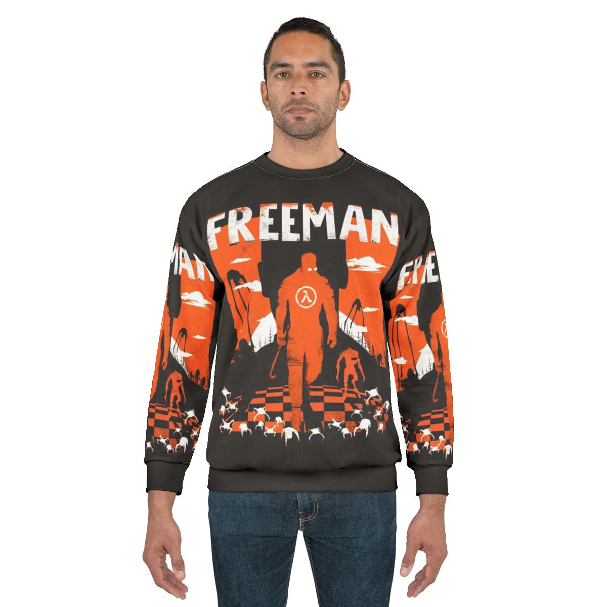 Gordon Freeman Half Life Retro Gaming Sweatshirt