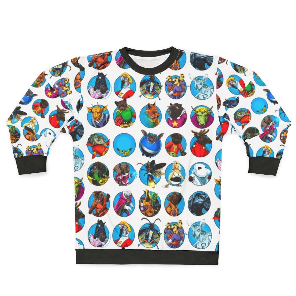 Gaggle of superhero animals sweatshirt