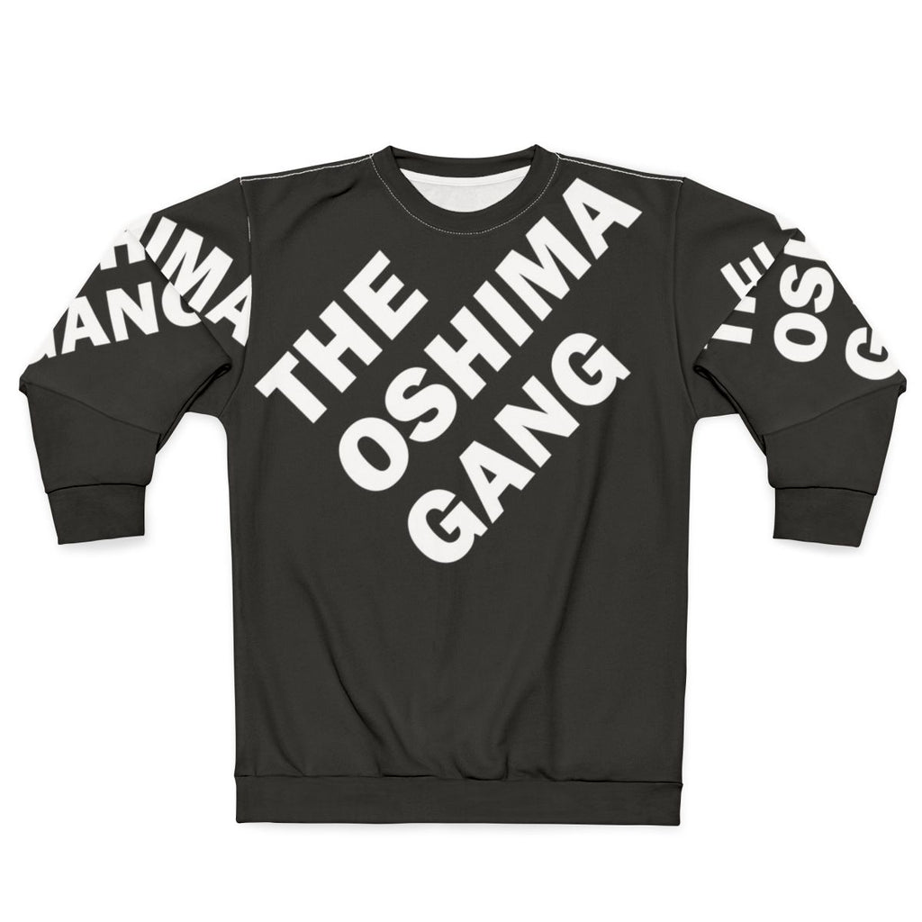 Vintage-style "The Gang" sweatshirt with retro Duran Duran inspired design