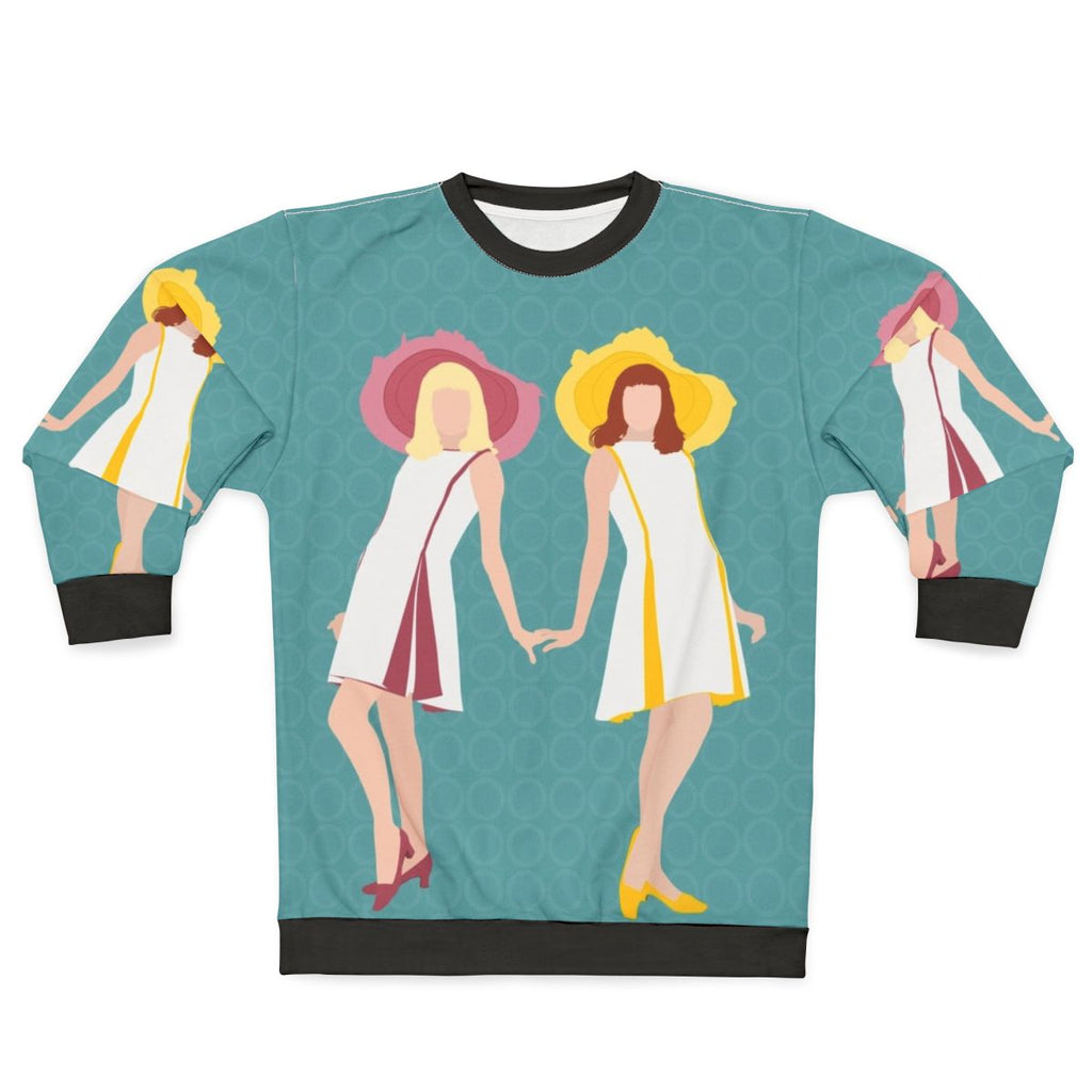Gemini Twins Sweatshirt featuring the iconic film 'The Young Girls of Rochefort'