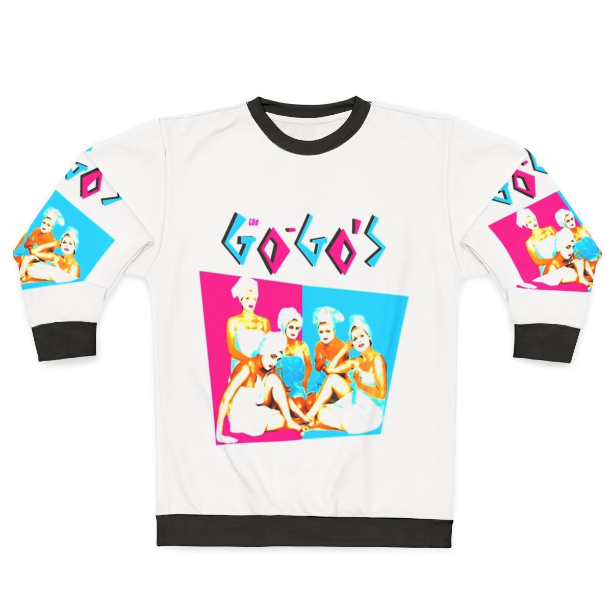 The Go-Go's Sweatshirt featuring the iconic 80s band logo