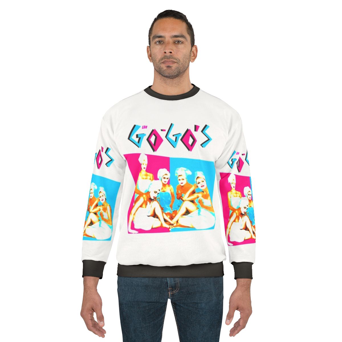 The Go-Go's Sweatshirt featuring the iconic 80s band logo