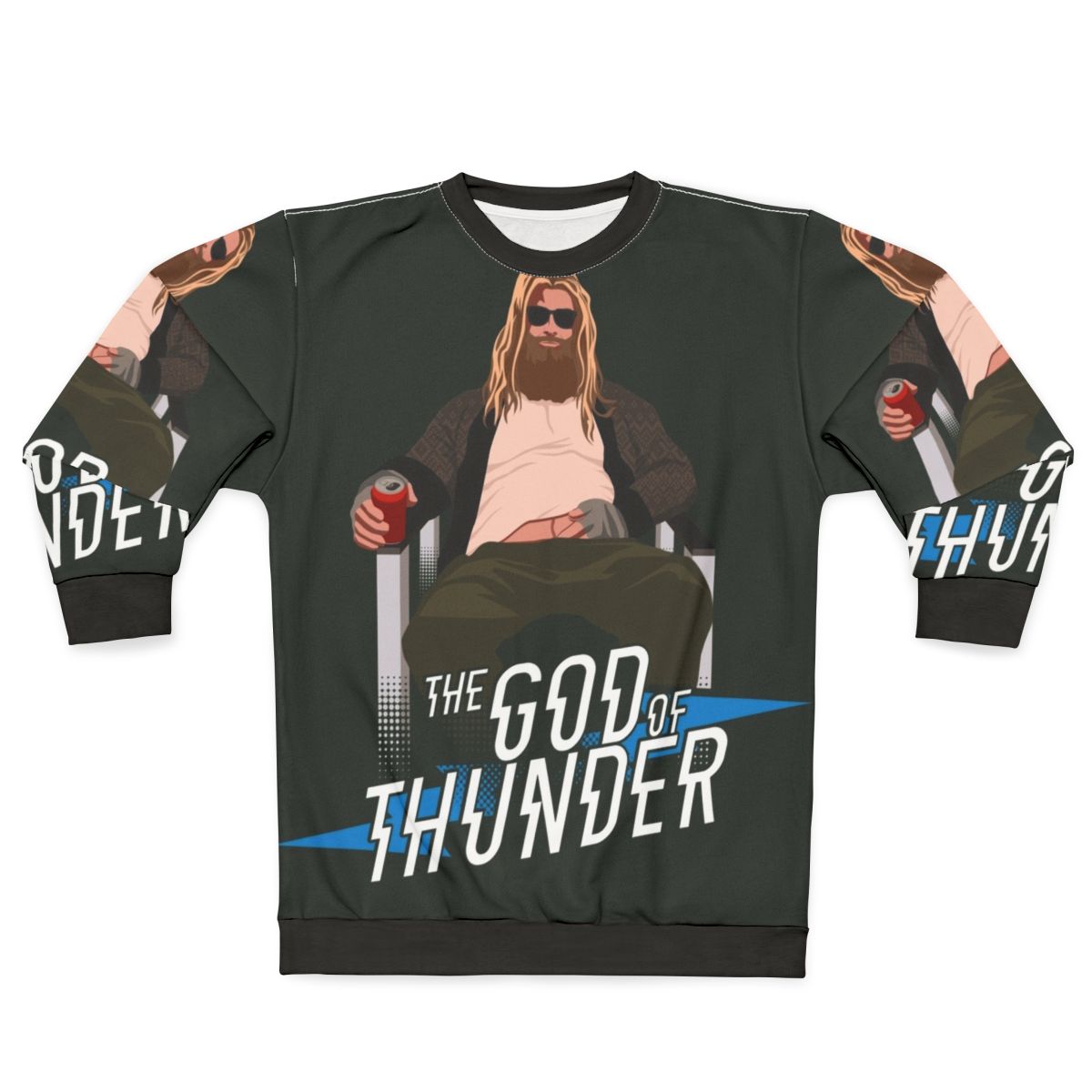 God of Thunder Marvel Avengers Superhero Parody Sweatshirt