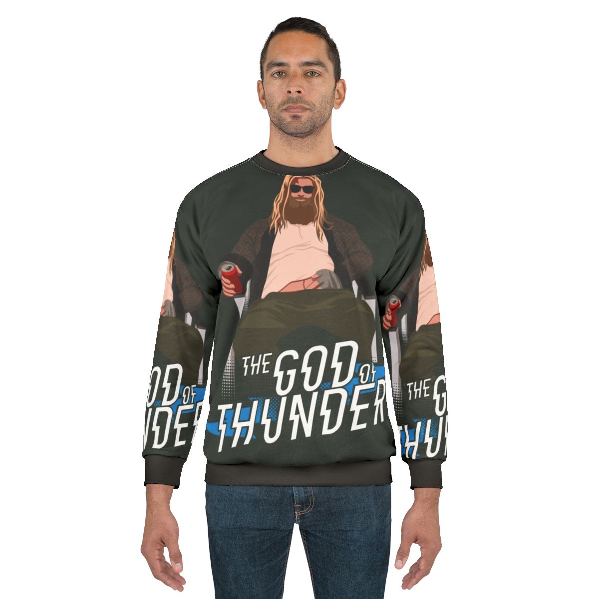 God of Thunder Marvel Avengers Superhero Parody Sweatshirt