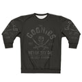 The Goonies 'Never Say Die' Grey on Black Sweatshirt