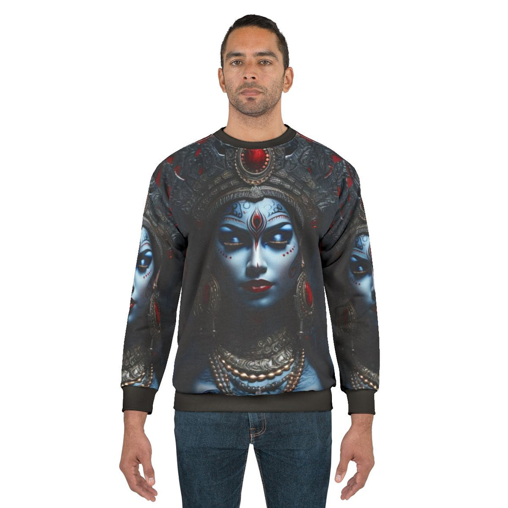 Kali Blue Goddess Hindu Sweatshirt