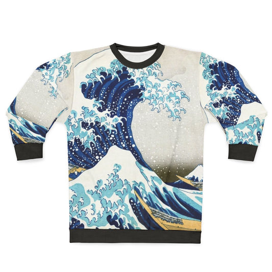 Vintage Ukiyo-e "The Great Wave of Kanagawa" Japanese Art Sweatshirt
