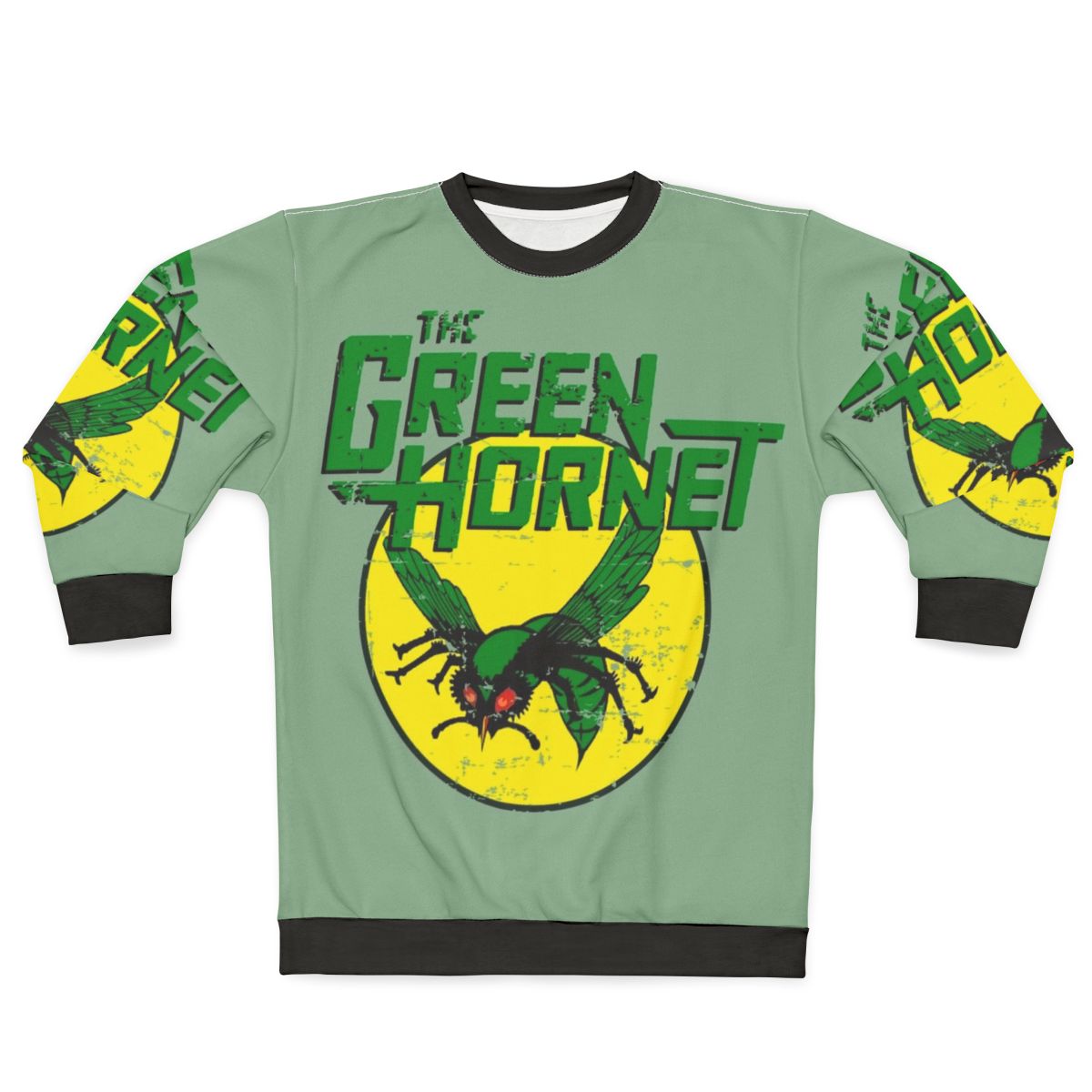 Vintage Green Hornet Sweatshirt with Bruce Lee
