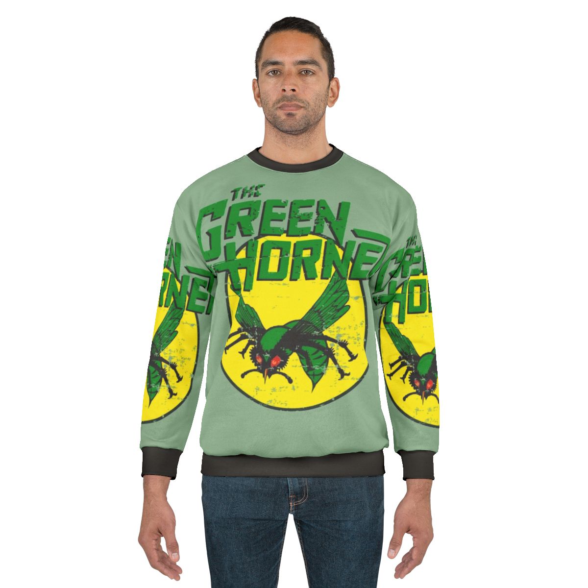 Vintage Green Hornet Sweatshirt with Bruce Lee