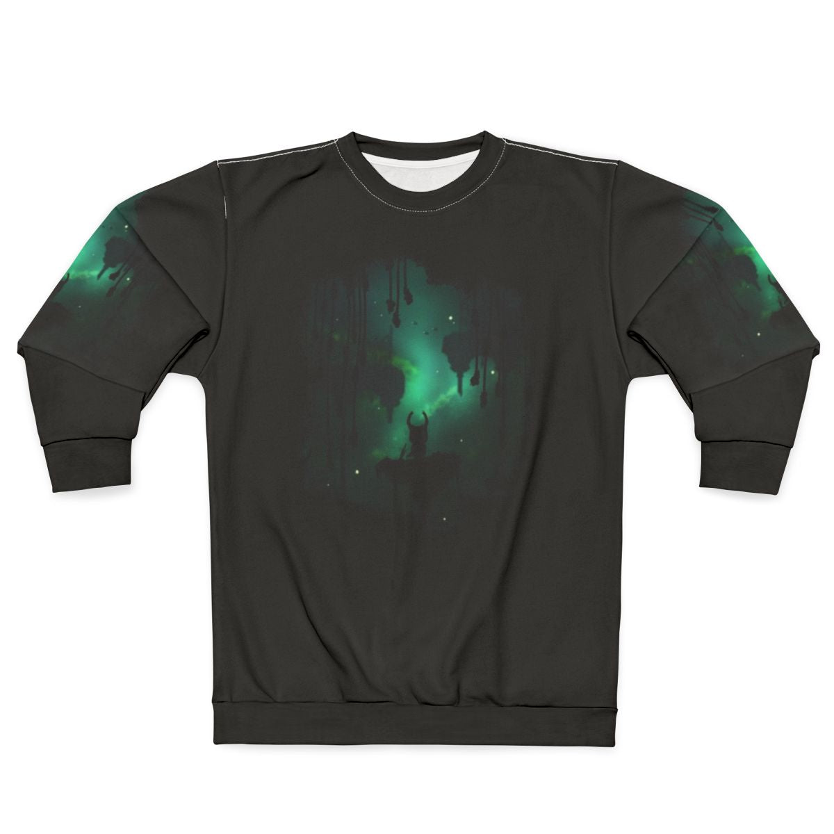 Nature-inspired 'Greenpath' sweatshirt for Hollow Knight fans