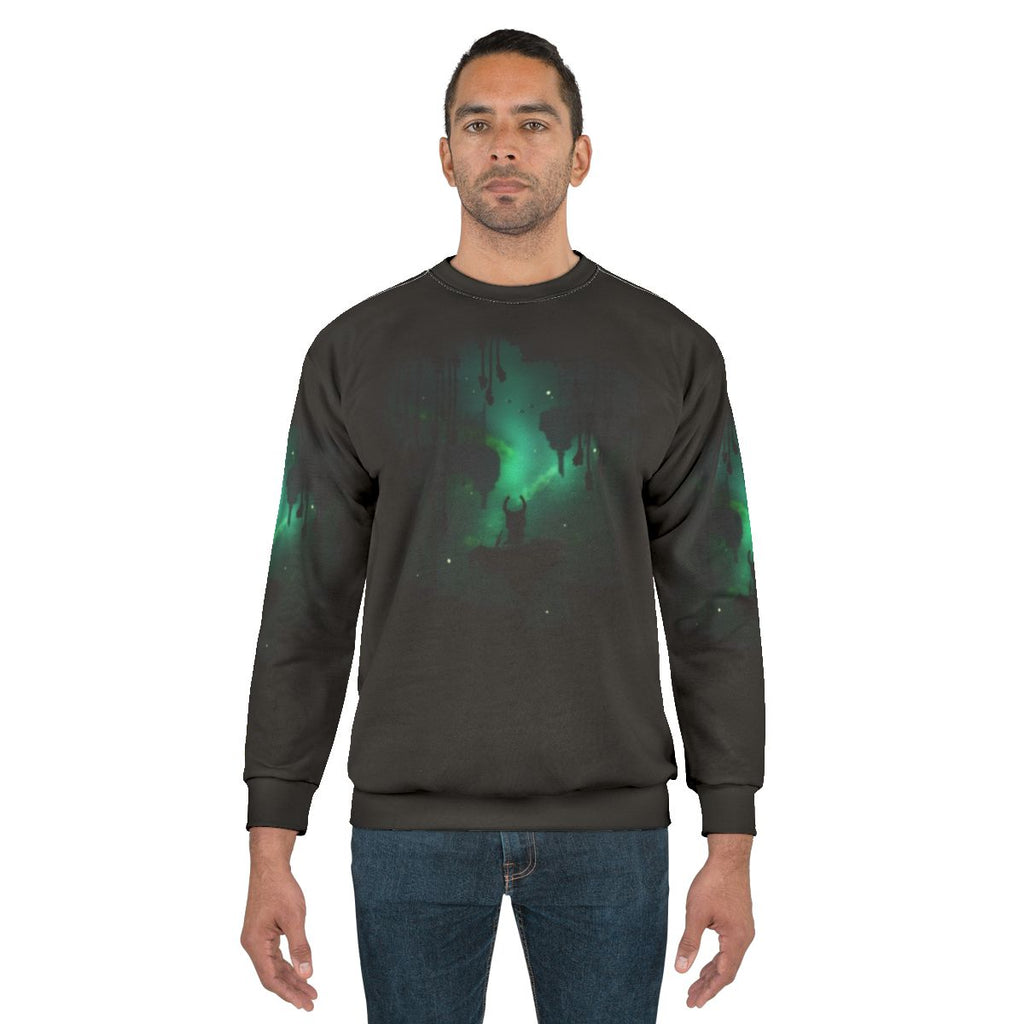 Nature-inspired 'Greenpath' sweatshirt for Hollow Knight fans