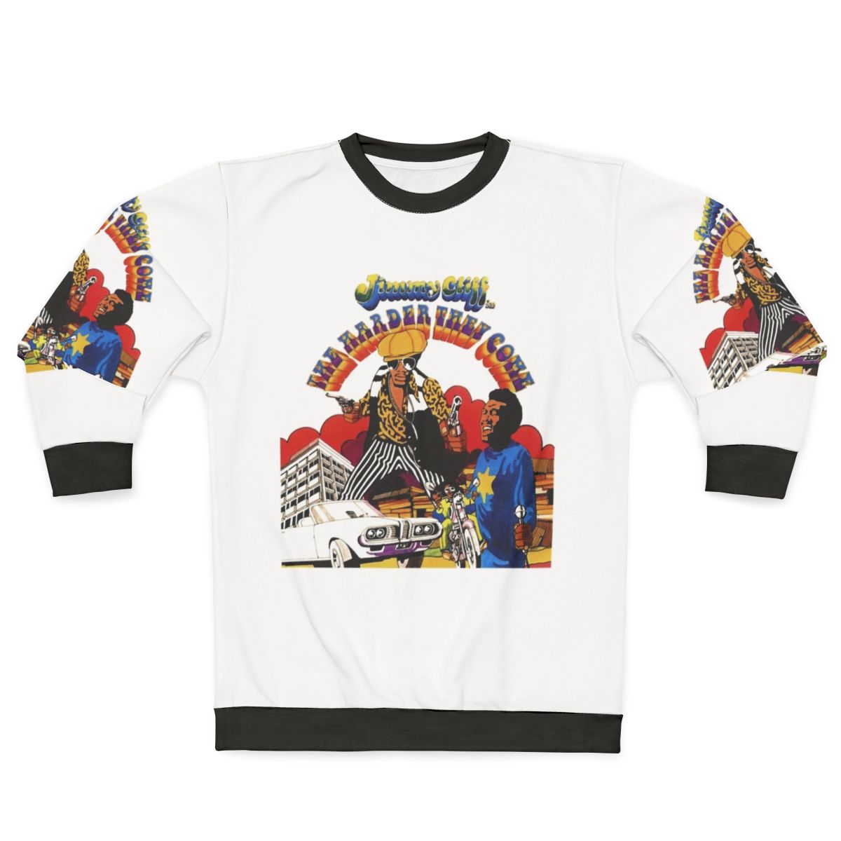 The Harder They Come Reggae Sweatshirt featuring Jimmy Cliff