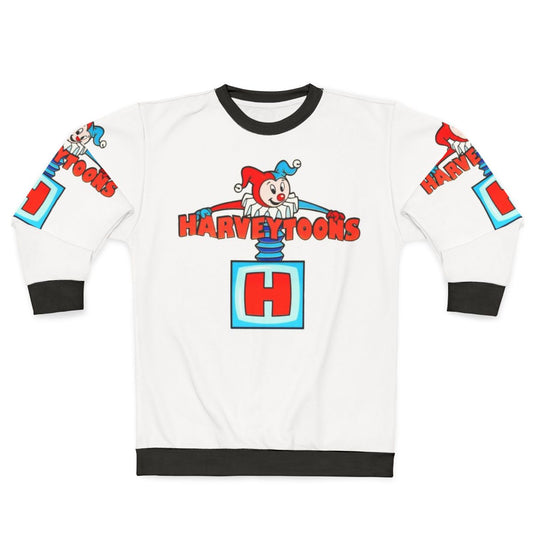 Harveytoons Logo Sweatshirt featuring classic cartoon characters