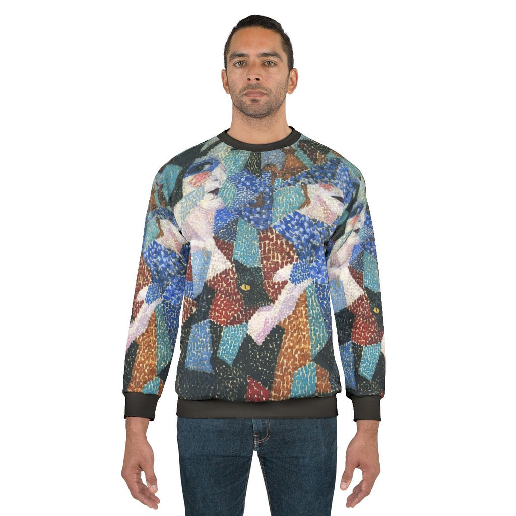 Geometric abstract art Gino Severini sweatshirt