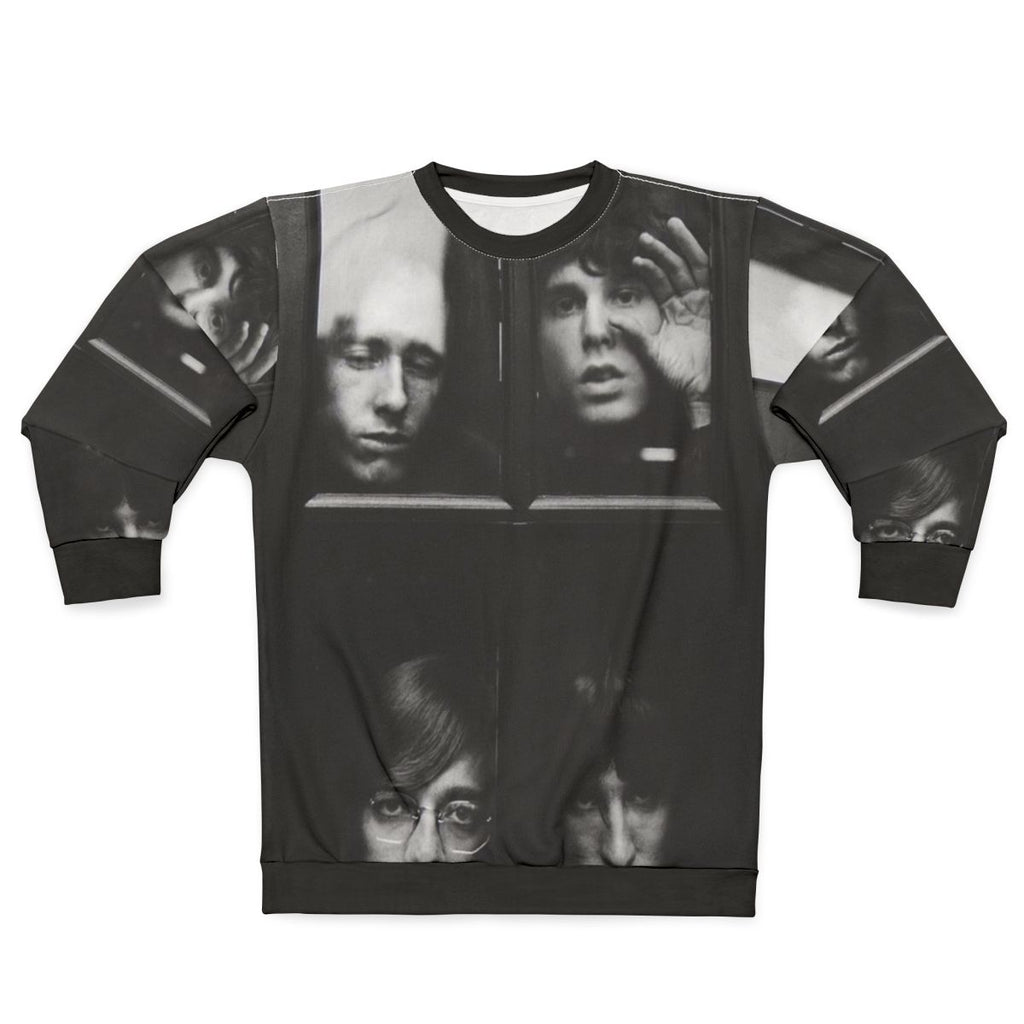 The Doors band member Jim Morrison on sweatshirt
