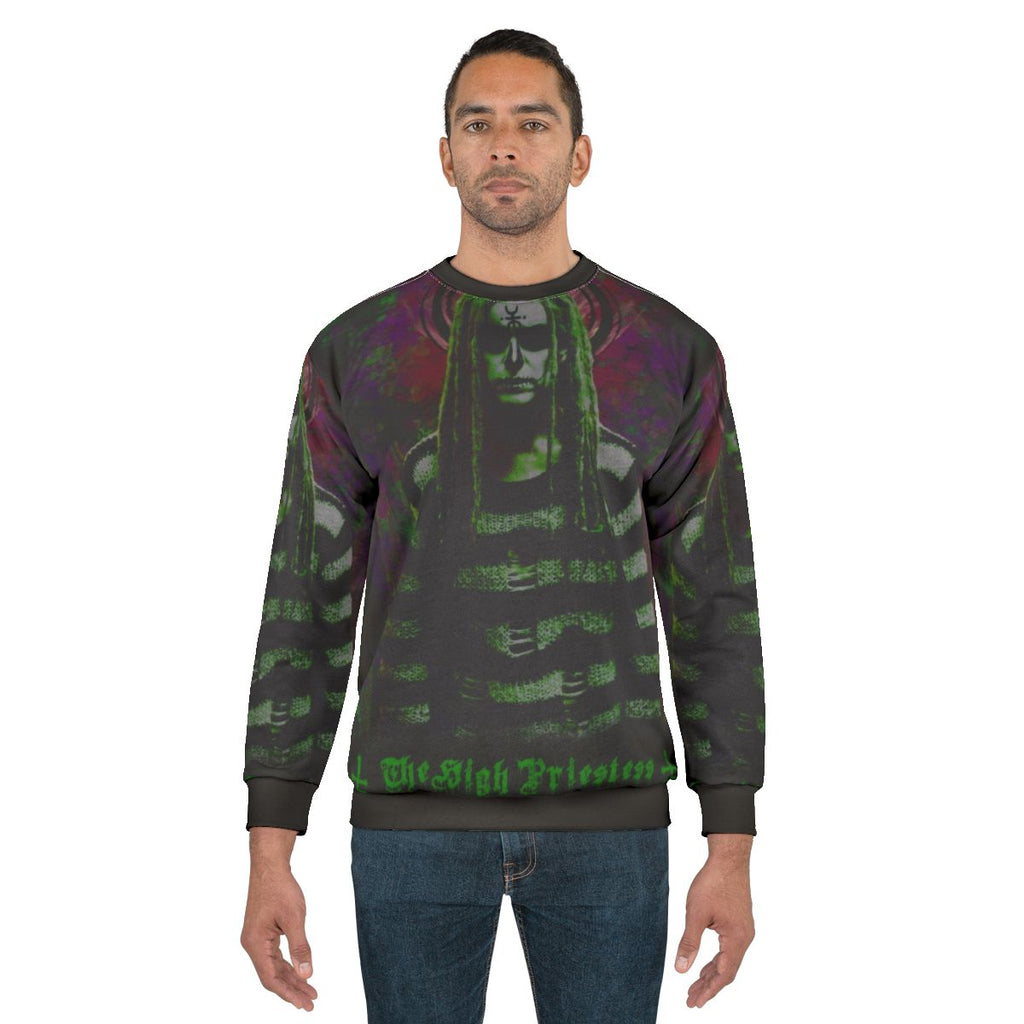 The High Priestess Sweatshirt with Lords of Salem Imagery
