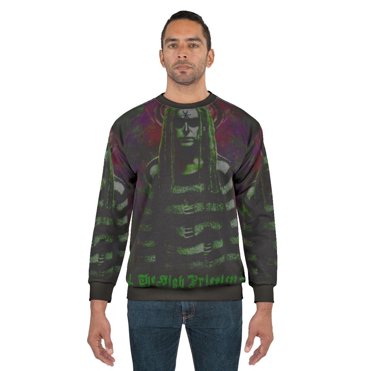 The High Priestess Sweatshirt with Lords of Salem Imagery
