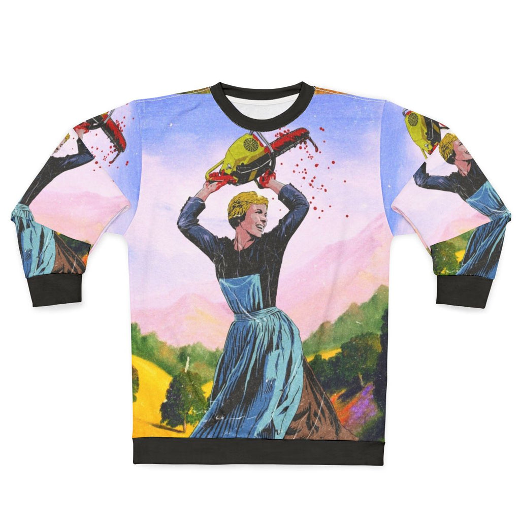 Vintage heavy metal "The Hills Are Not Alive" sweatshirt