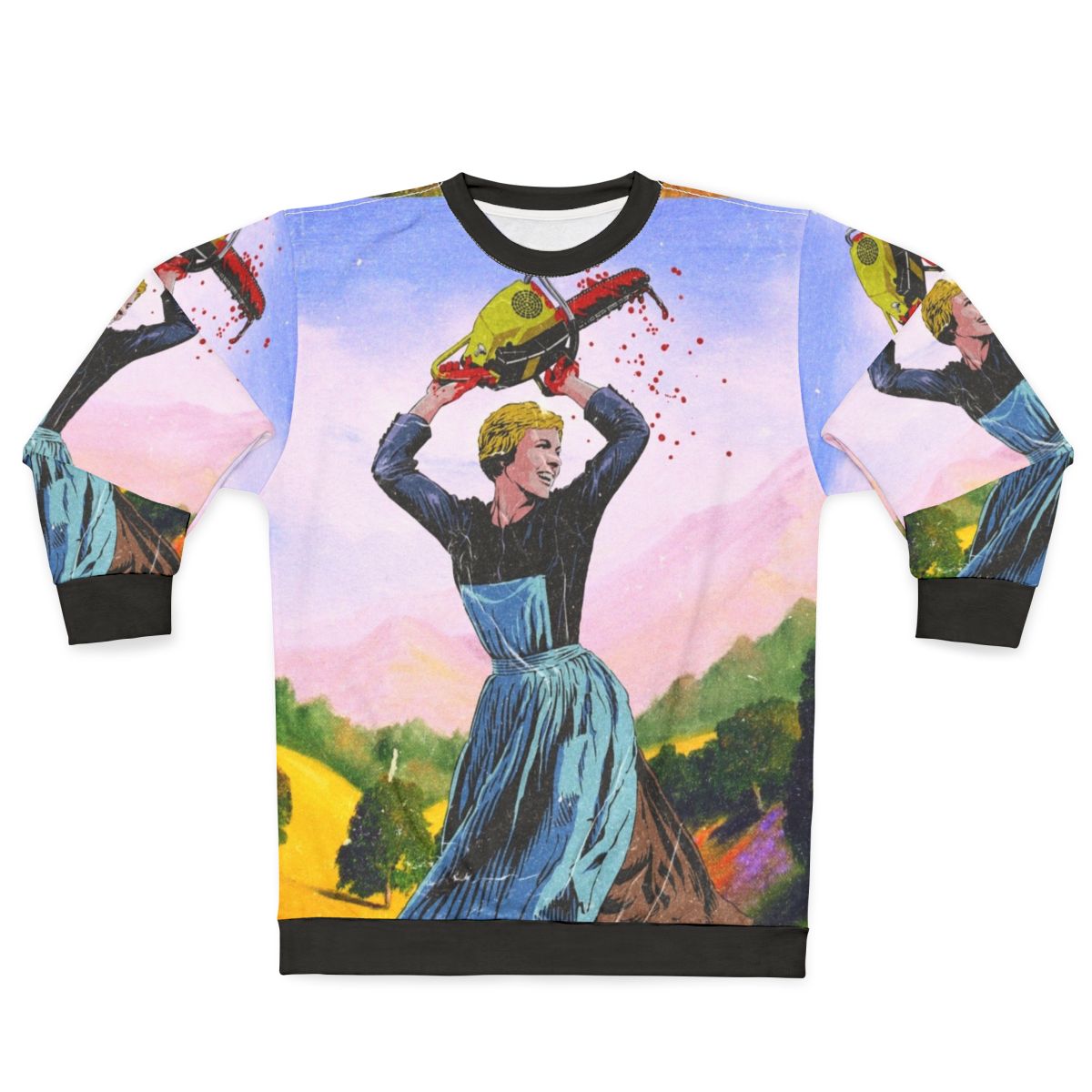 Vintage heavy metal "The Hills Are Not Alive" sweatshirt