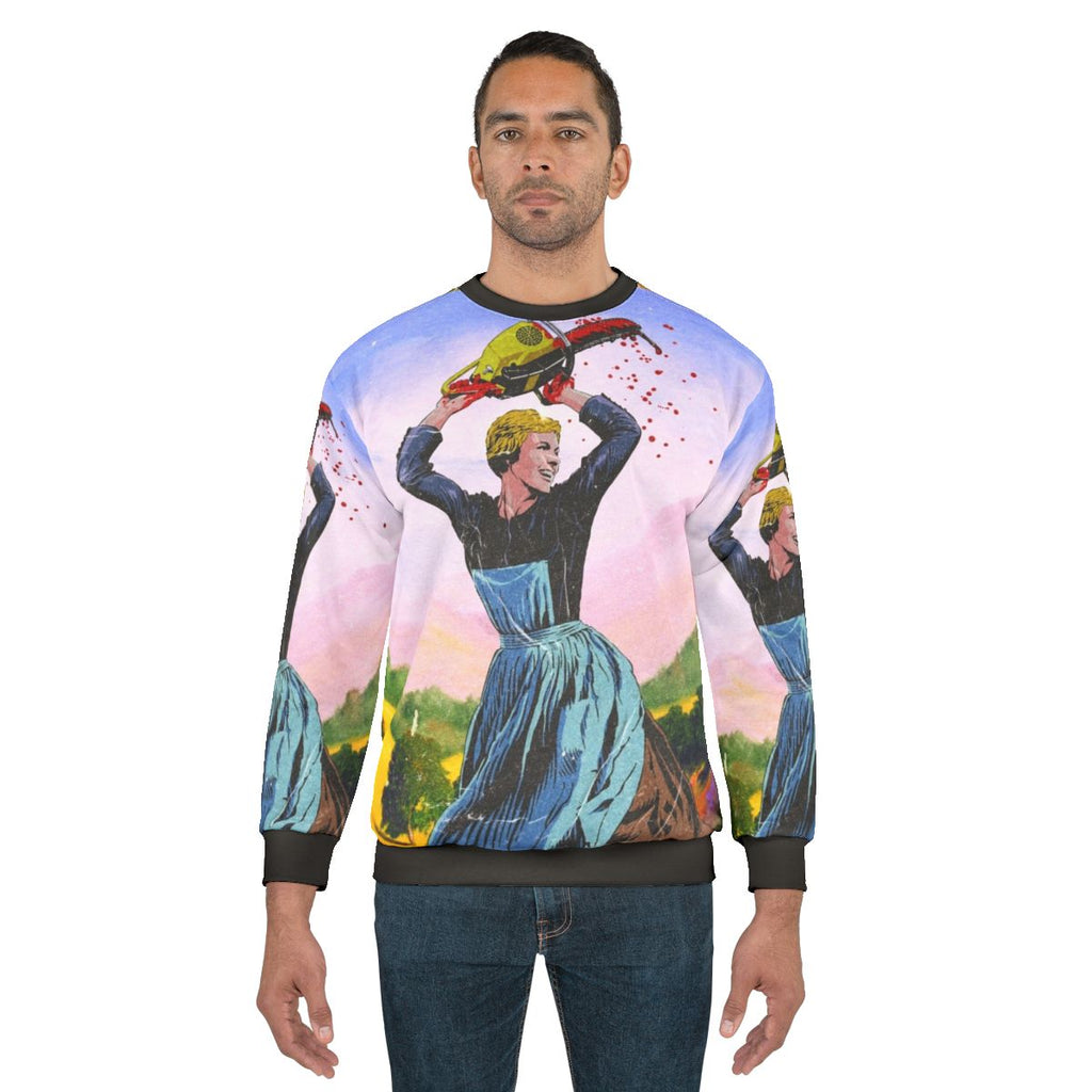 Vintage heavy metal "The Hills Are Not Alive" sweatshirt
