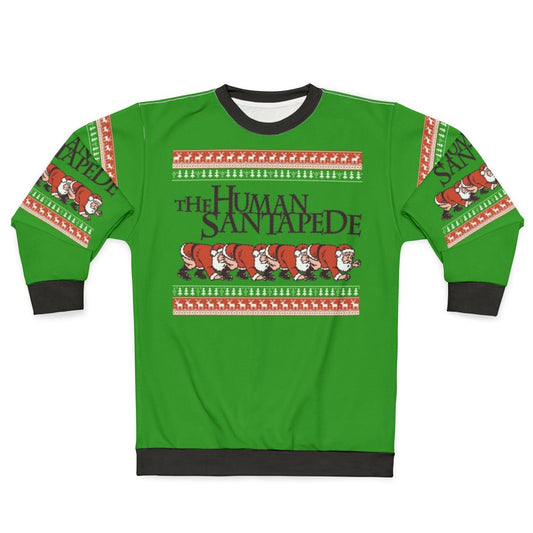 "Human Centipede" inspired Christmas sweater design