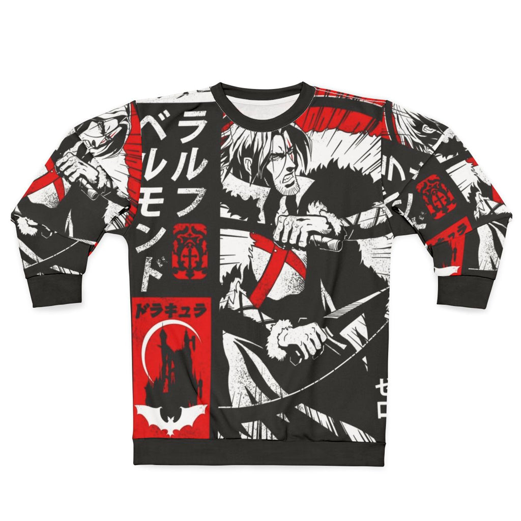 Trevor Belmont Castlevania Netflix Vampire Hunter Sweatshirt
