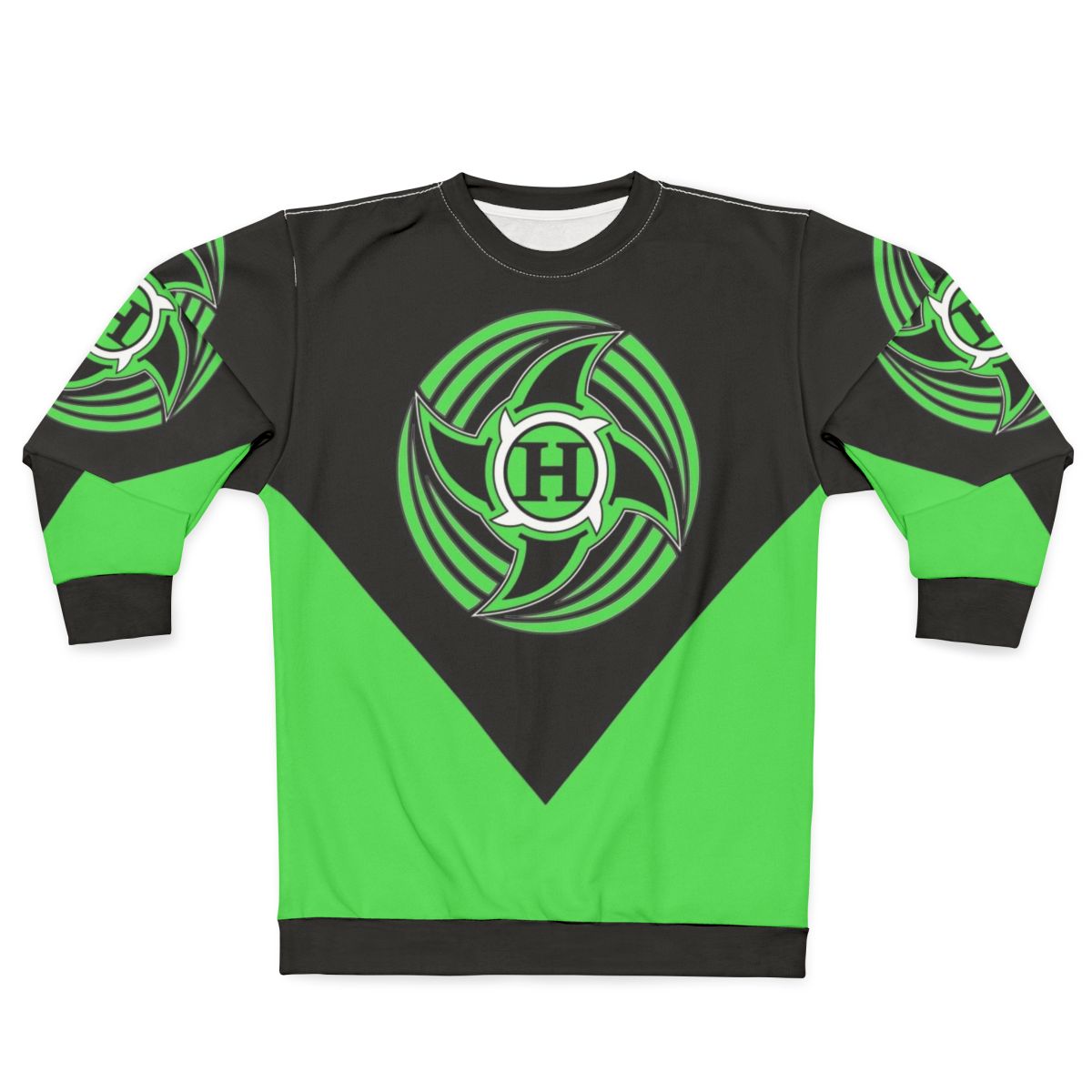 Retro hurricane sweatshirt with wrestling logo