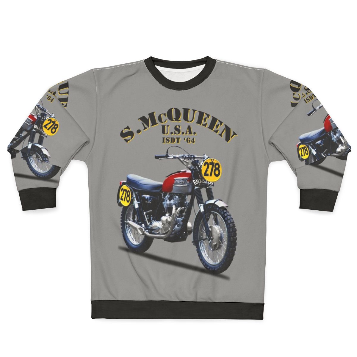 Classic Isdt Motorcycle 1964 Sweatshirt