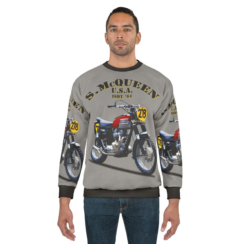 Classic Isdt Motorcycle 1964 Sweatshirt
