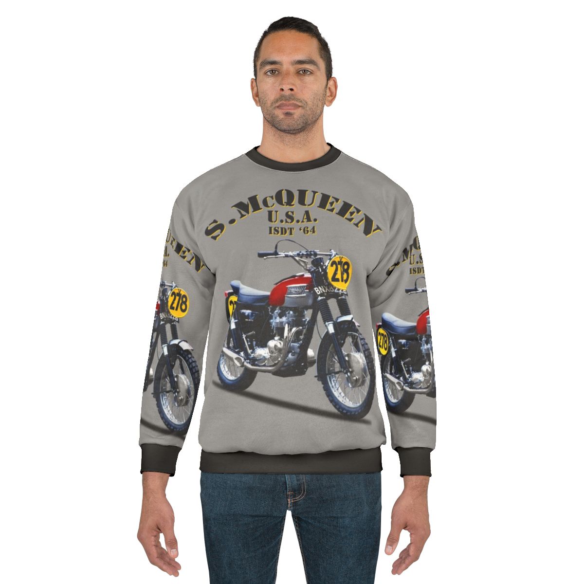 Classic Isdt Motorcycle 1964 Sweatshirt