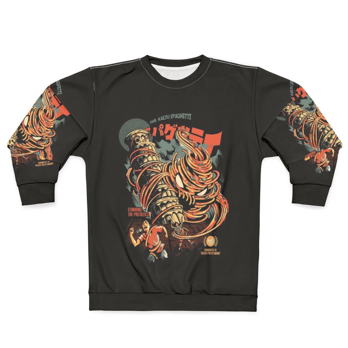 Kaiju Spaghetti Black Sweatshirt