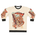 Spaghetti sweatshirt with kaiju monster design
