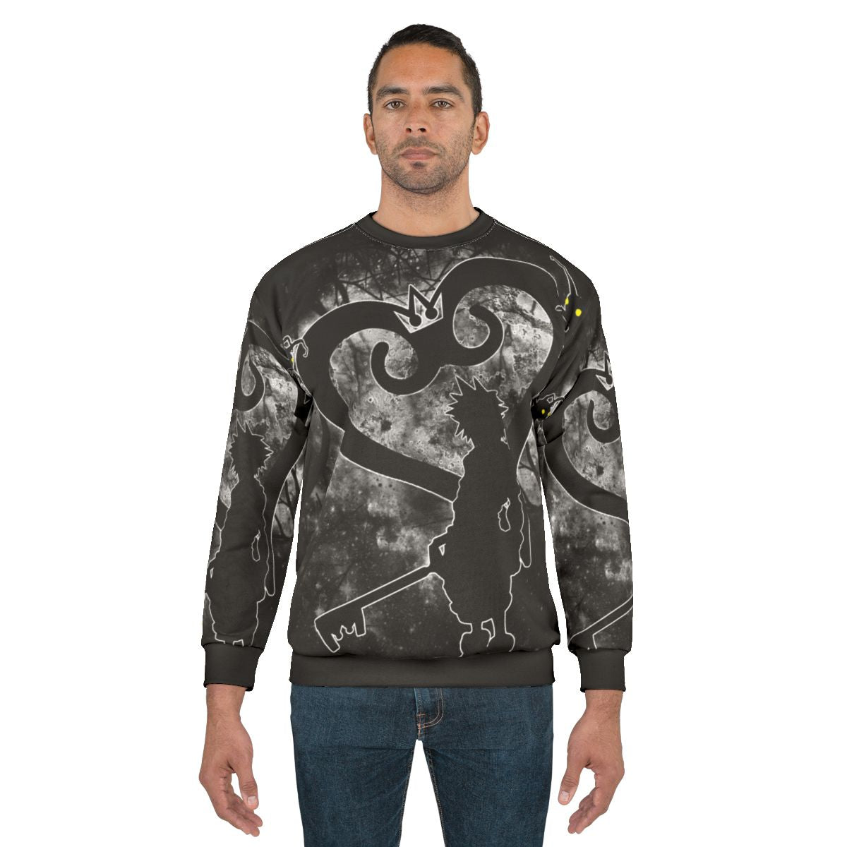 The Keyblade Chosen One Sora Sweatshirt, Kingdom Hearts Inspired Gamer Clothing