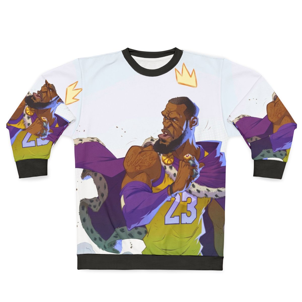 The King Sweatshirt 2 featuring a basketball design