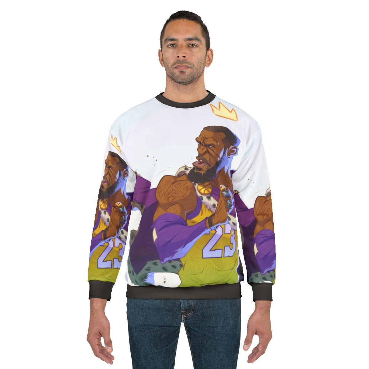 The King Sweatshirt 2 featuring a basketball design