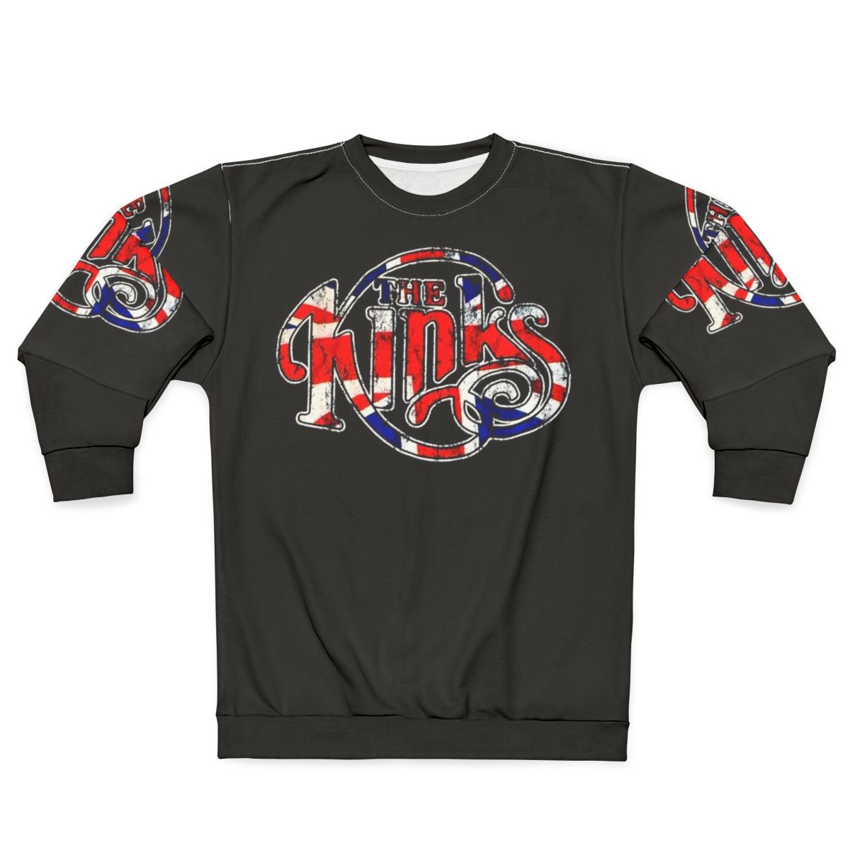 The Kinks Band Flag Art Sweatshirt