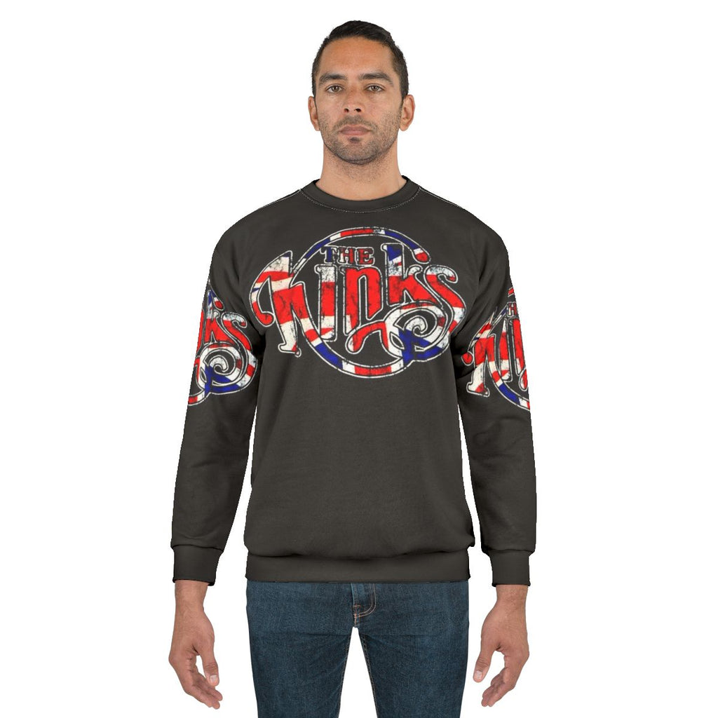 The Kinks Band Flag Art Sweatshirt