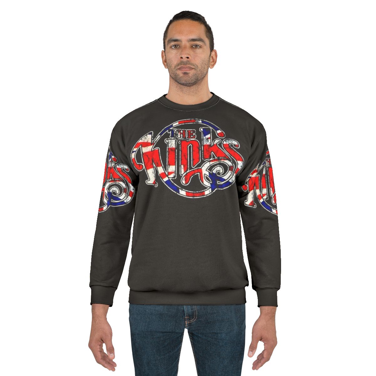 The Kinks Band Flag Art Sweatshirt
