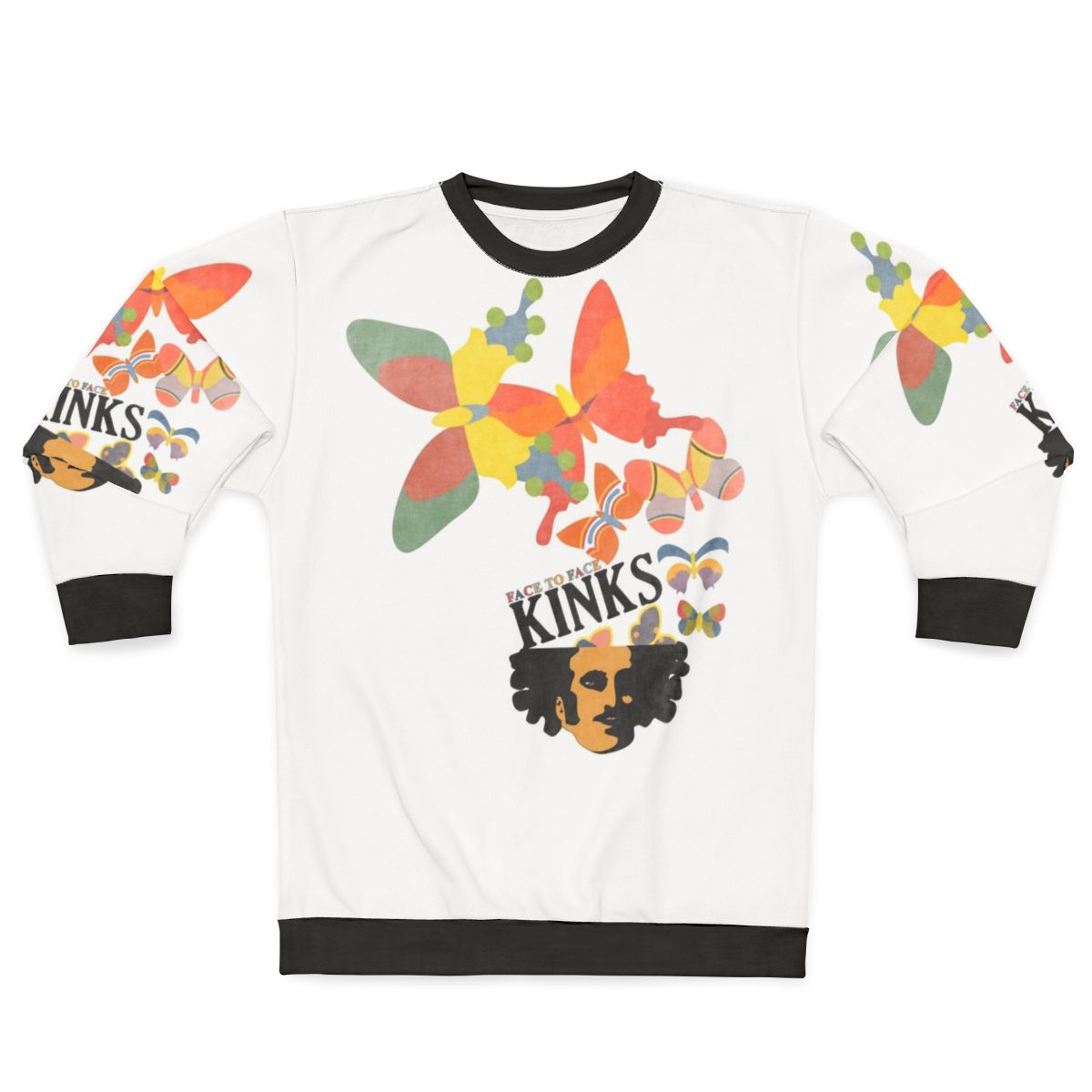 Vintage The Kinks "Face to Face" 60s Music Sweatshirt