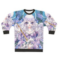 The Last Unicorn pastel sweatshirt featuring a kawaii lavender aesthetic design