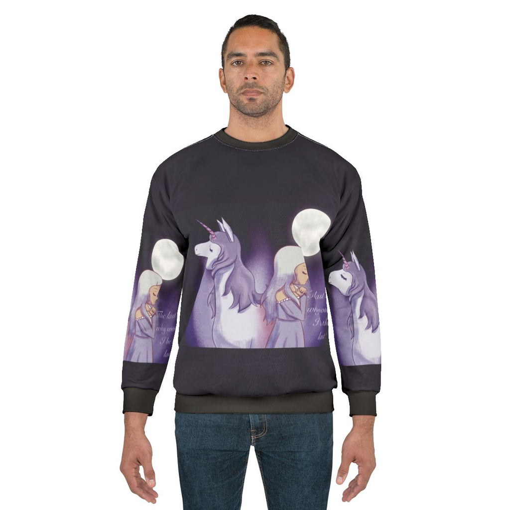 Amalthea from The Last Unicorn 80s-inspired sweatshirt