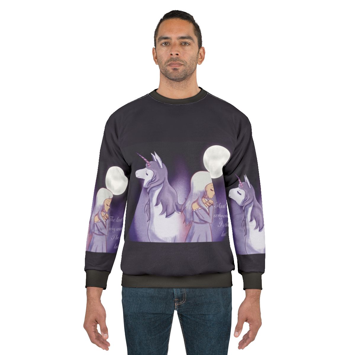 Amalthea from The Last Unicorn 80s-inspired sweatshirt