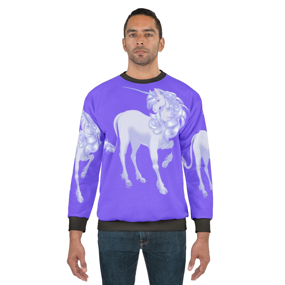 Elegant The Last Unicorn Pastel Unicorn Sweatshirt
