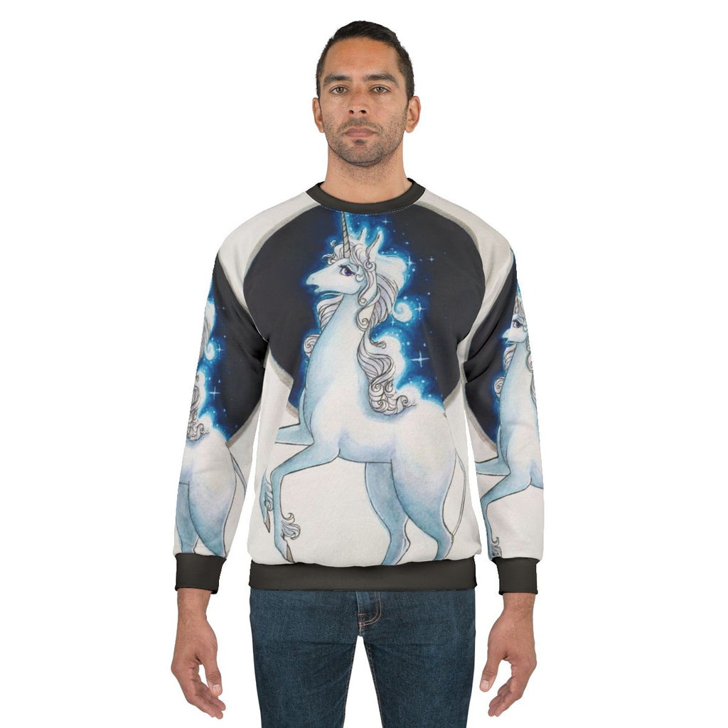 The Last Unicorn Sweatshirt with Unicorn Graphic