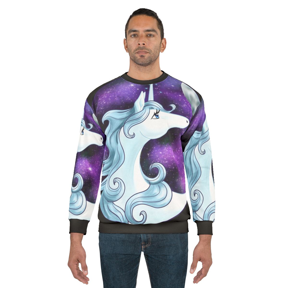 The Last Unicorn Galaxy Art Sweatshirt